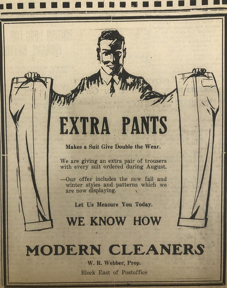 The Dalles Daily Chronicle advertisement 1921